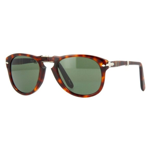 New PERSOL Havana Wayfarer PO0714 24/31 Sunglasses Women - Picture 1 of 6